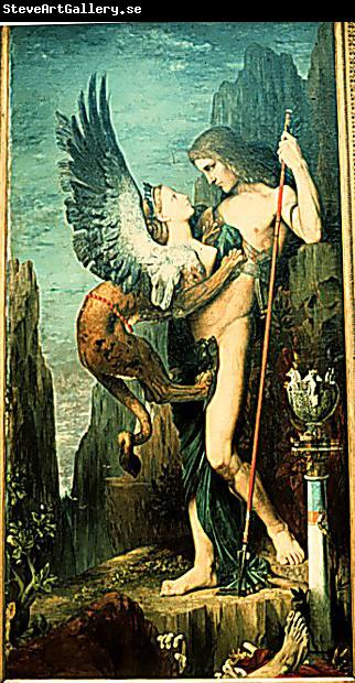Gustave Moreau Oedipus and the Sphinx